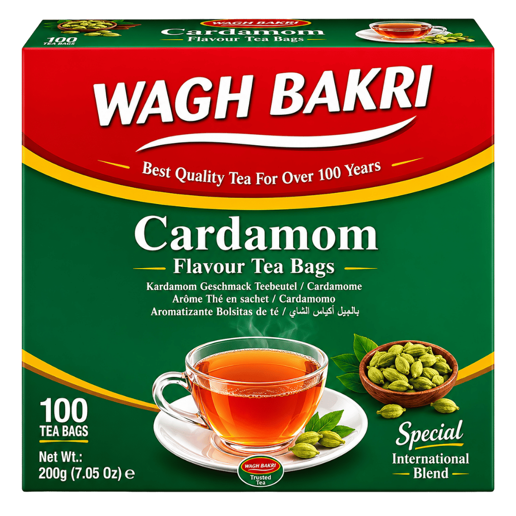 Wagh Bakri Cardamom Tea Bags 100 bags buy online USA - 1